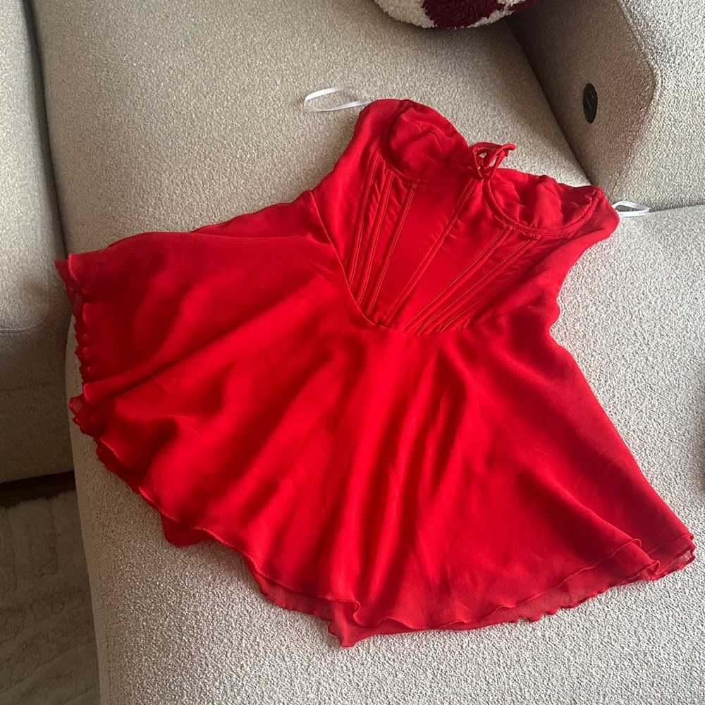 White Fox Boutique Red Mini Dress